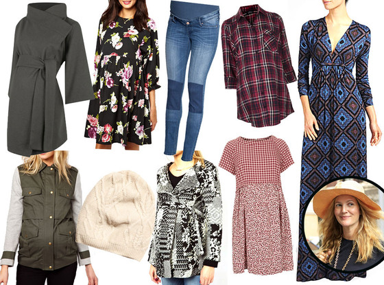 Drew Barrymore Maternity Style Drew Barrymore Maternity Style